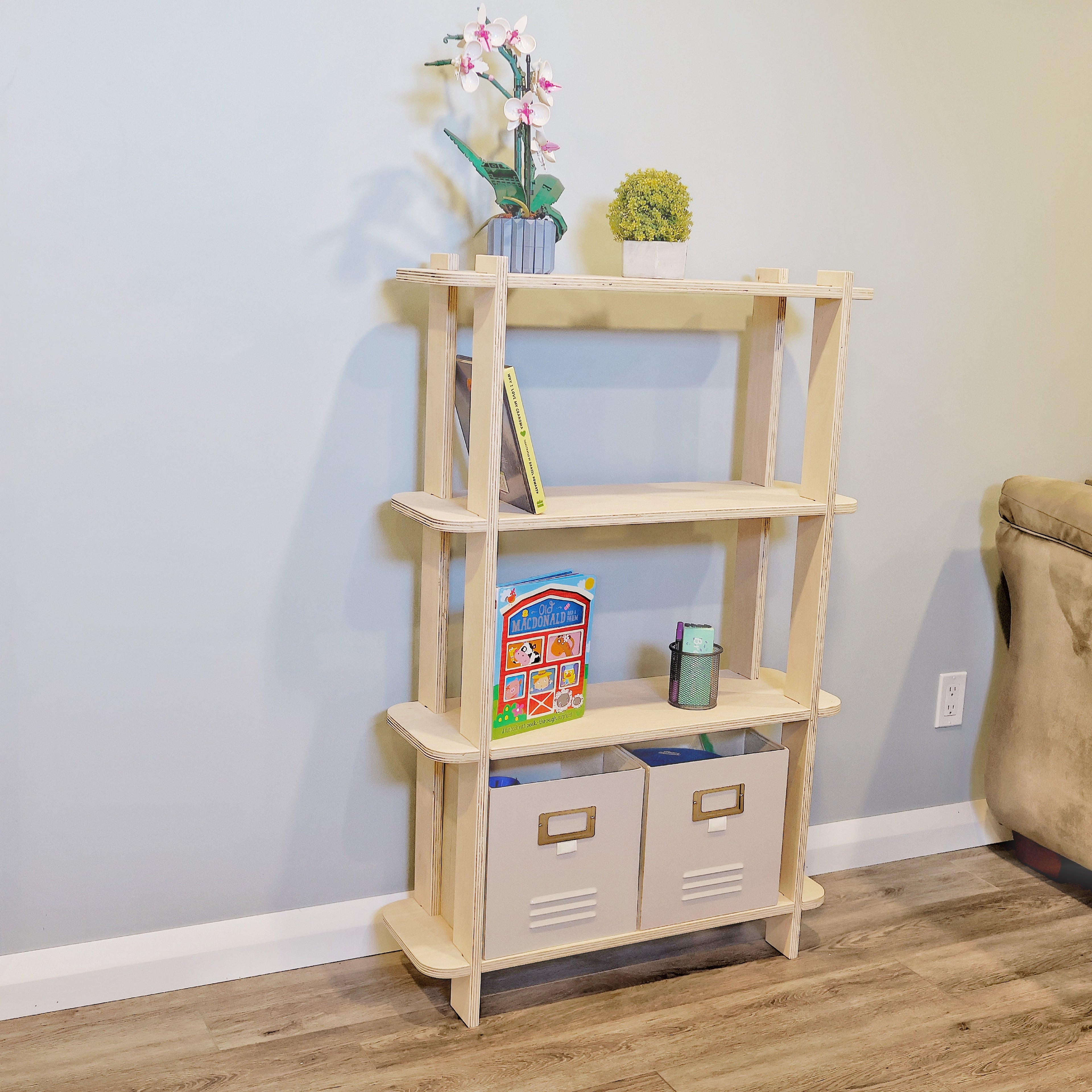 Architectural Shelving Unit 4 Shelf